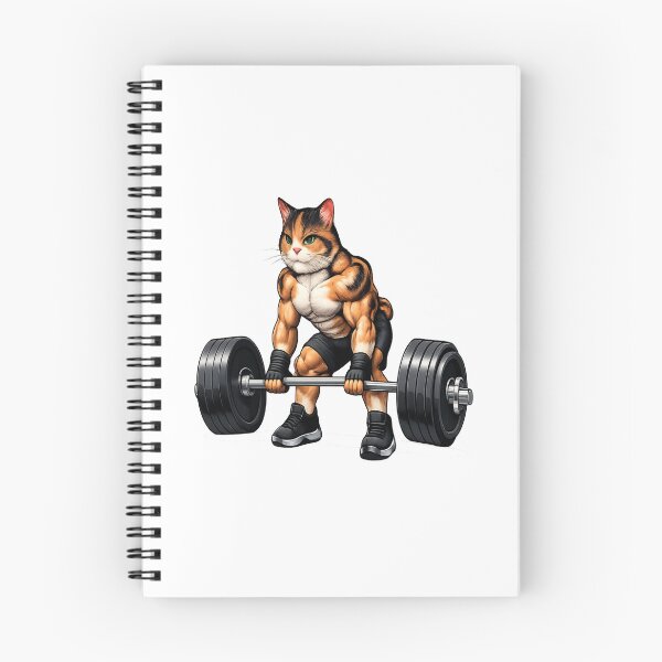 Item preview, Cat Barbell Deadlifting Heavy Weight designed and sold by Primal Pump Co LTD.