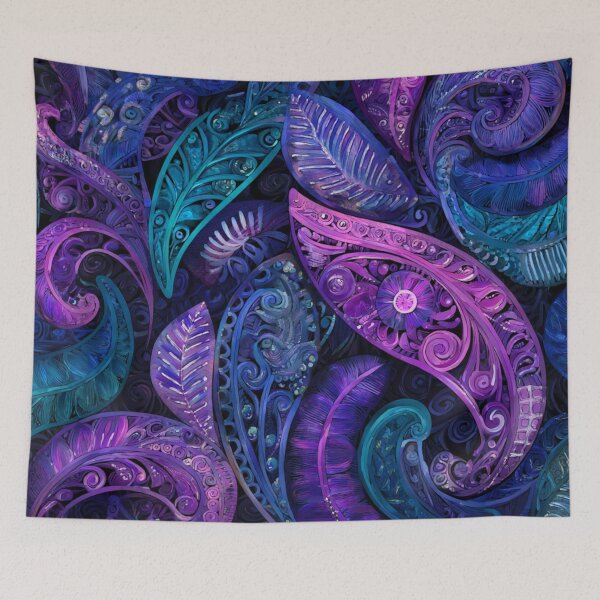 Item preview, Zealand Māori Paua Pattern Koru Design 712 designed and sold by GrinGalore.