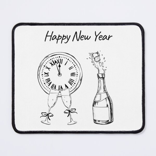Item preview, Happy New Year And New Year's Toast. designed and sold by Dinasshop.