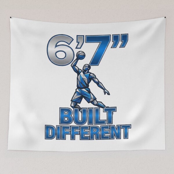 Item preview, Atleta de baloncesto azul metálico de 1,90 m con complexión diferente designed and sold by Open Canvas.