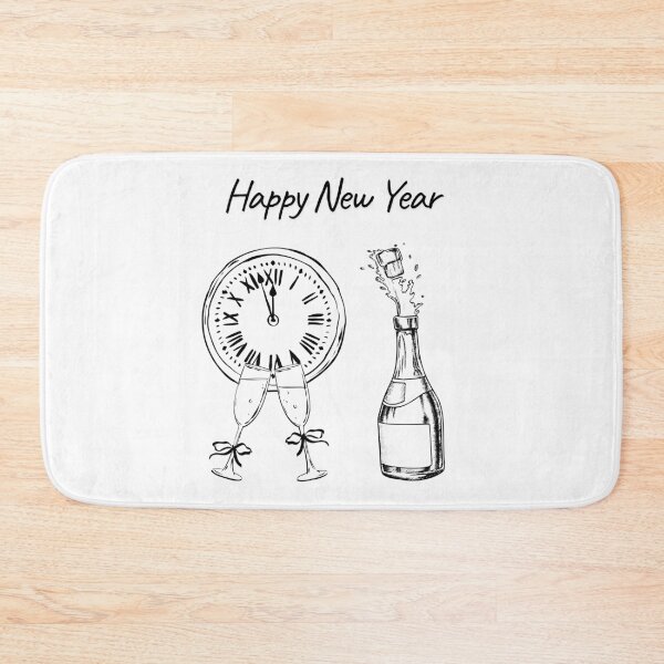 Item preview, Happy New Year And New Year's Toast. designed and sold by Dinasshop.