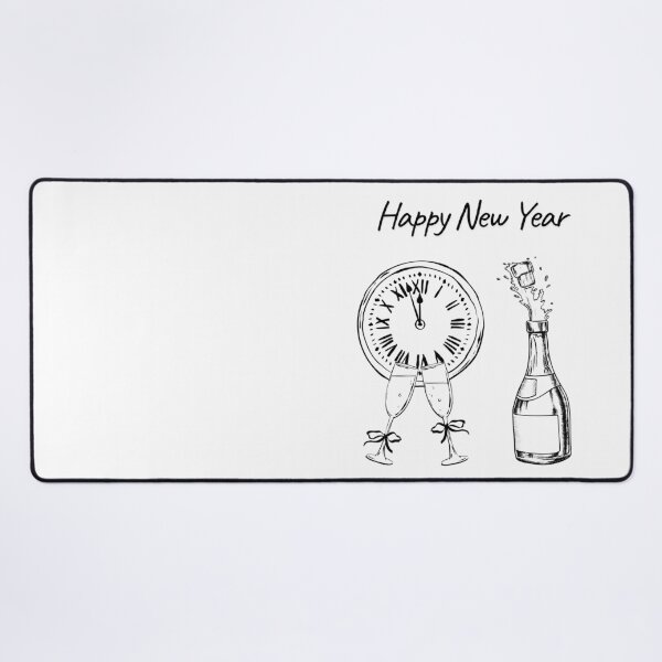 Item preview, Happy New Year And New Year's Toast. designed and sold by Dinasshop.