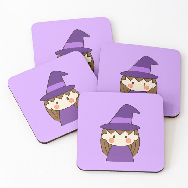 Item preview, Cute Kawaii Witch Girl Illustration designed and sold by Porpor Artwork.