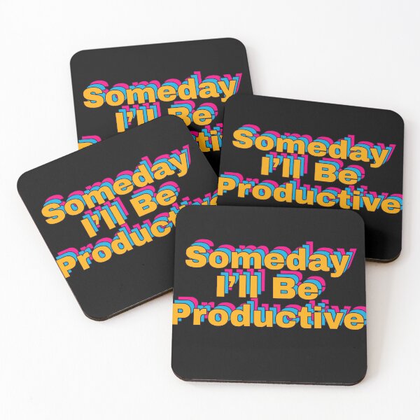 Item preview, Someday I’ll Be Productive – Morning Coffee Sarcasm for the New Year designed and sold by ChameraDesign.