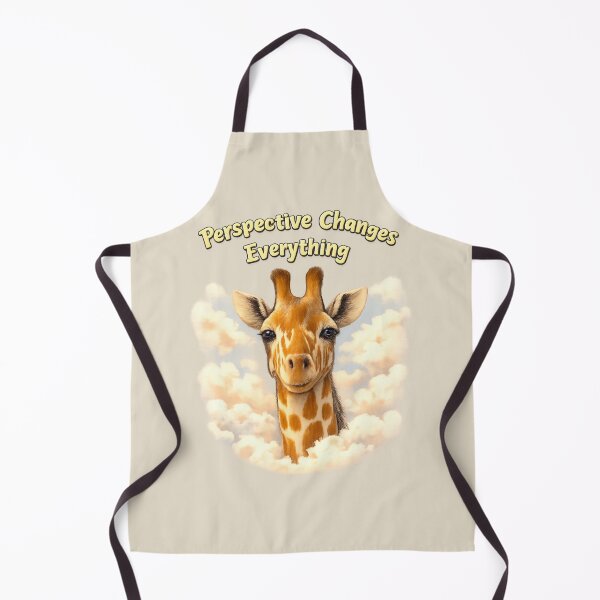 Item preview, Perspective Changes Everything Giraffe Calm Wildlife Art designed and sold by ChirpInc.