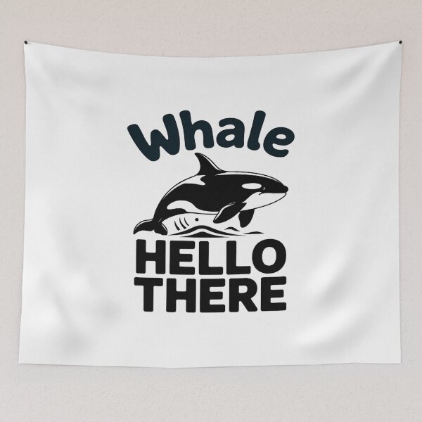Item preview, Whale Hello there Funny Orca for men women designed and sold by KotexTemu.
