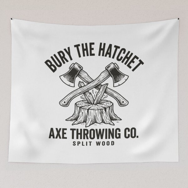Item preview, Retro Axe Throwing Lumberjack Sport Club designed and sold by Mason-Pride.