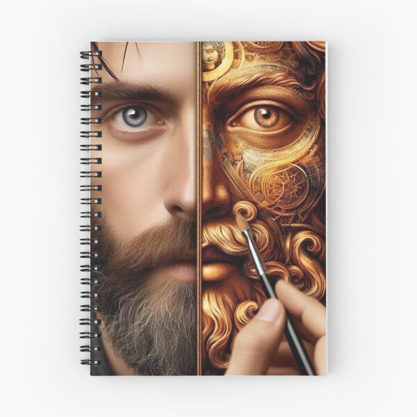 Item preview, Split Identity in Steampunk Motion – Realistic Depth Meets Creative Transformation designed and sold by FotoworldEdel.
