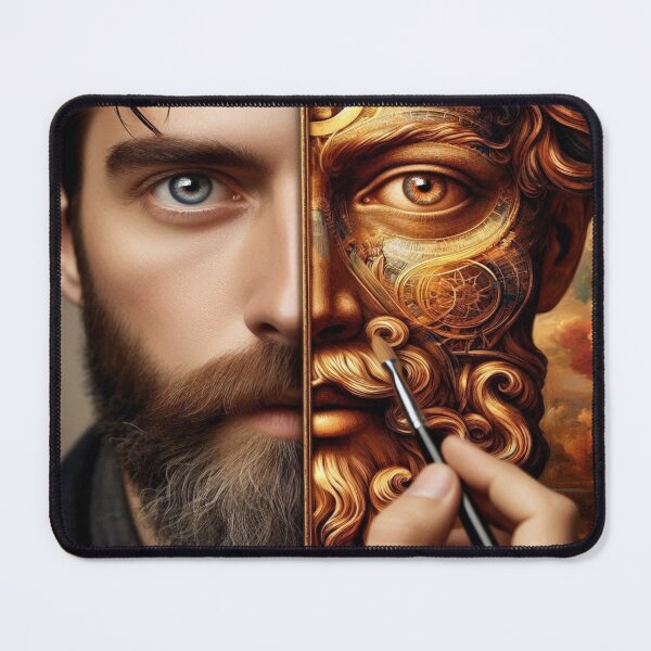 Item preview, Split Identity in Steampunk Motion – Realistic Depth Meets Creative Transformation designed and sold by FotoworldEdel.