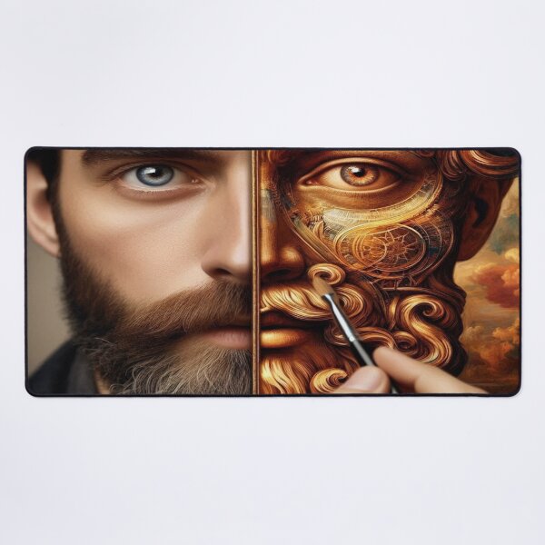 Item preview, Split Identity in Steampunk Motion – Realistic Depth Meets Creative Transformation designed and sold by FotoworldEdel.