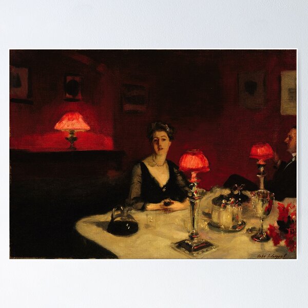Item preview, Le Verre de Porto (A Glass of Port) – John Singer Sargent designed and sold by Art Outlaws.