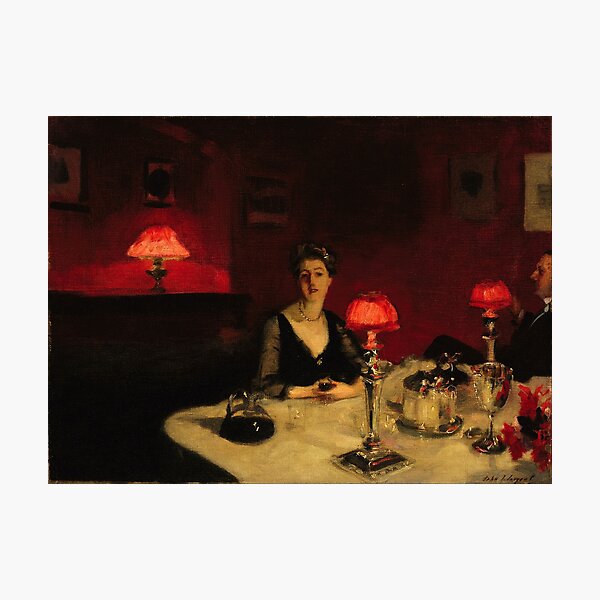 Item preview, Le Verre de Porto (A Glass of Port) – John Singer Sargent designed and sold by Art Outlaws.