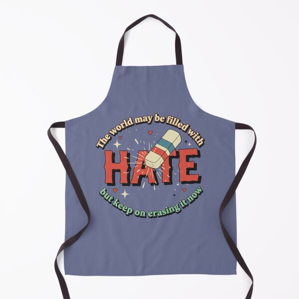 Item preview, Keep Erasing Hate: Inspirational Positive Eraser Retro Design designed and sold by sing-it-out.