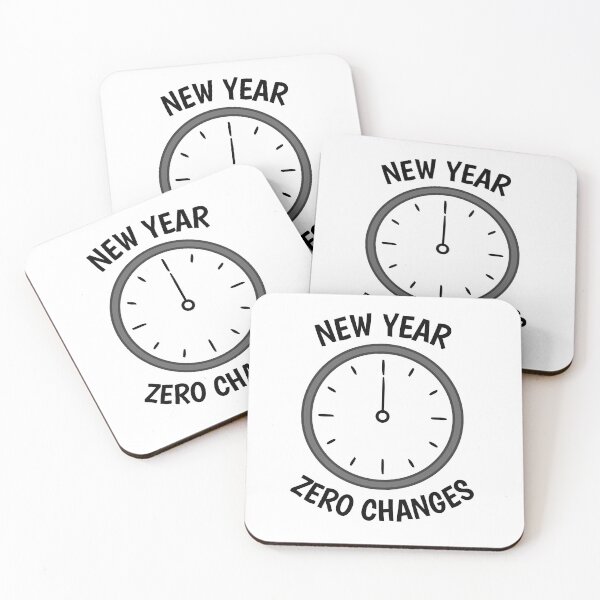 Item preview, New Year Zero Changes Midnight Clock - New Year Sarcastic Humor designed and sold by charlypicazo.