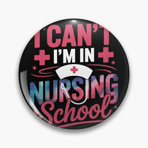 Item preview, Funny I Can't I'm In Nursing School Nurse Student Ideas designed and sold by InspiredFoul.