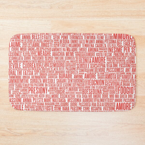 Item preview, Amore & Passione - Red Italian Romantic Text Art designed and sold by RDproject.
