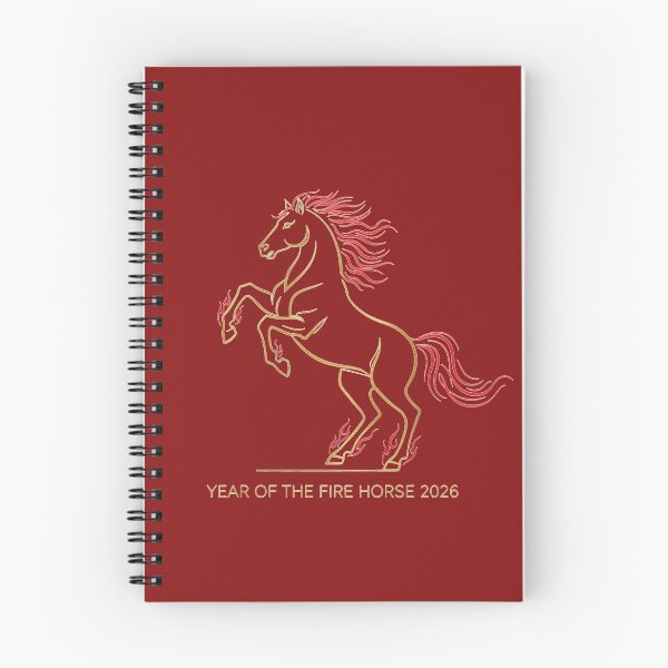 Item preview, Year of the Fire Horse 2026 designed and sold by PixelQ.