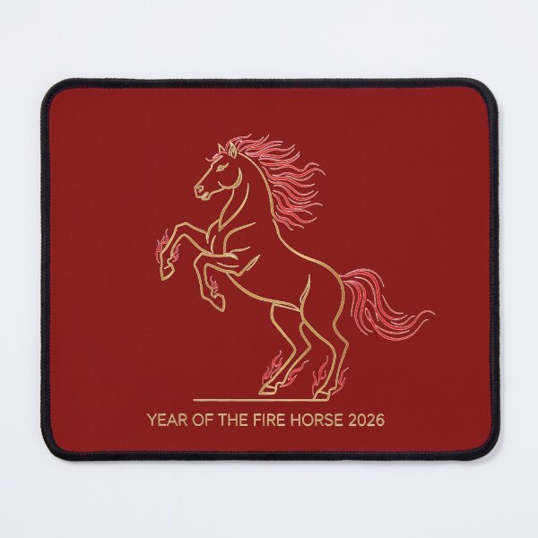 Item preview, Year of the Fire Horse 2026 designed and sold by PixelQ.