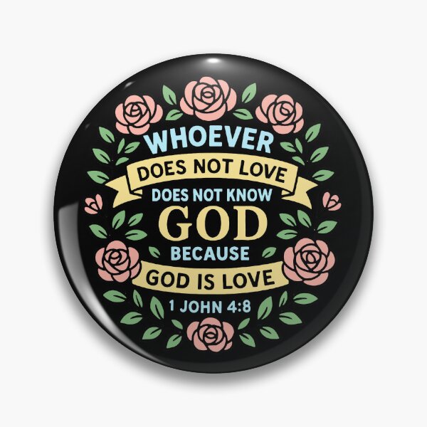 Item preview, 1 John 4:8 God is Love designed and sold by plushism.