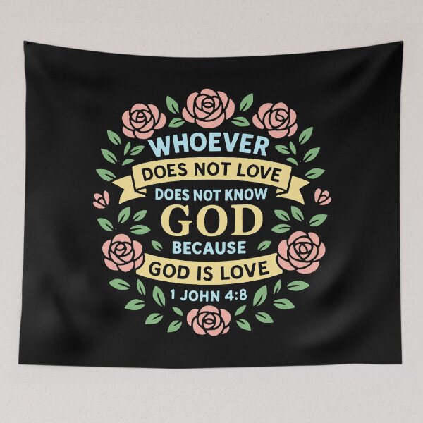 Item preview, 1 John 4:8 God is Love designed and sold by plushism.