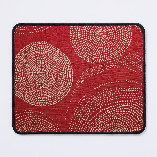 Item preview, Red Concentric Dot Circles designed and sold by BasajaunStudio.