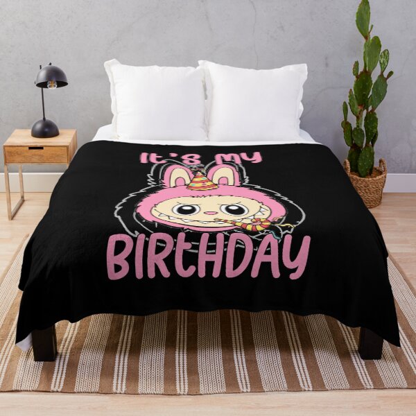 Item preview, Labubu Pink Birthday designed and sold by Nogameeee21.