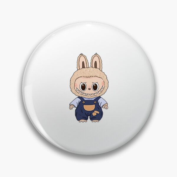 Artikelvorschau, Illustration eines niedlichen Labubu-Hase im Bauernoutfit entworfen und verkauft von mjowsc.