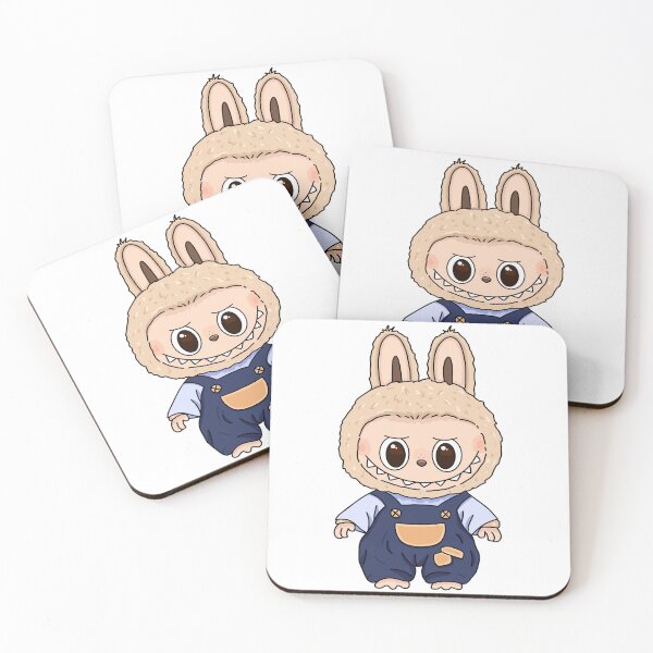 Item preview, Cute Labubu Bunny in Farmer Outfit Illustration designed and sold by mjowsc.