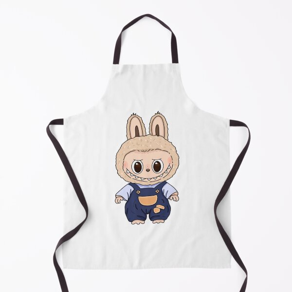 Item preview, Cute Labubu Bunny in Farmer Outfit Illustration designed and sold by mjowsc.