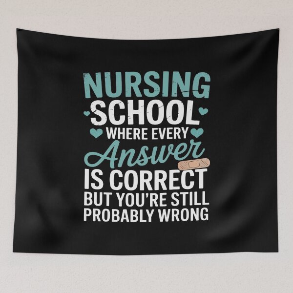 Item preview, Funny Nursing School Student Nurse  designed and sold by InspiredFoul.