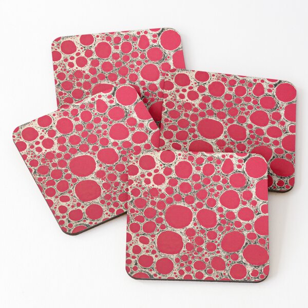 Item preview, Red Bubble Cell Pattern designed and sold by BasajaunStudio.
