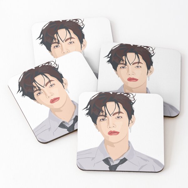 Item preview, Zhang Hao of Zerobaseone in a stunning vector digital portrait. designed and sold by Aome22.