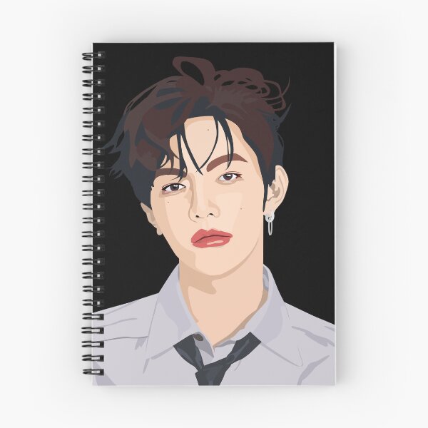 Item preview, Zhang Hao of Zerobaseone in a stunning vector digital portrait. designed and sold by Aome22.