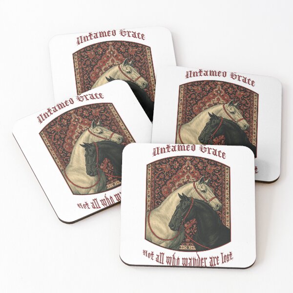 Item preview, Copy of Untamed Grace – Not All Who Wander Are Lost | Vintage Horse Illustration designed and sold by nishanttambadi.