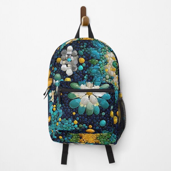 Item preview, Floral Mosaic Dot Pattern designed and sold by BasajaunStudio.