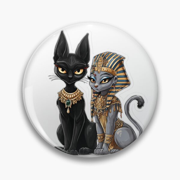 Item preview, Egyptian Cats Lady and Boy in Ancient Palace designed and sold by Kat's Design Hub.
