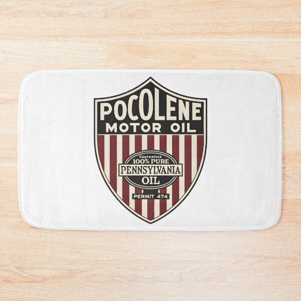 Item preview, Vintage Pocolene Motor Oil Badge Design designed and sold by CharlieDesings.