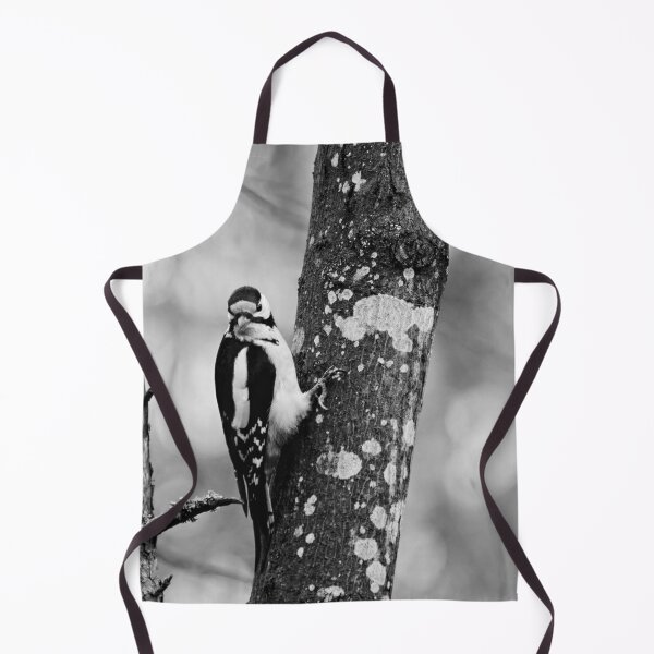 Item preview, Hey what. Great Spotted Woodpecker bw designed and sold by Jouko Lehto Photography.