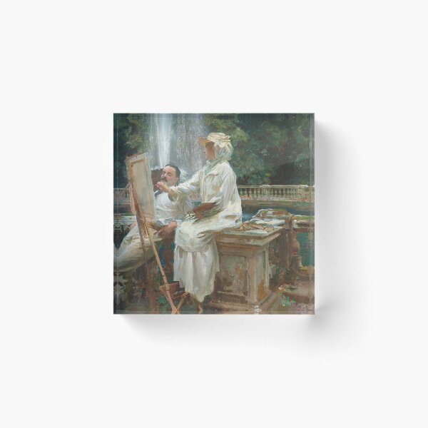 Item preview, The Fountain, Villa Torlonia, Frascati, Italy – John Singer Sargent designed and sold by Art Outlaws.