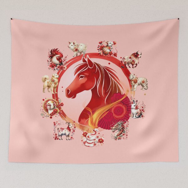 Item preview, Chinese Lunar New Year Horse Design 2 designed and sold by my-green-gecko.