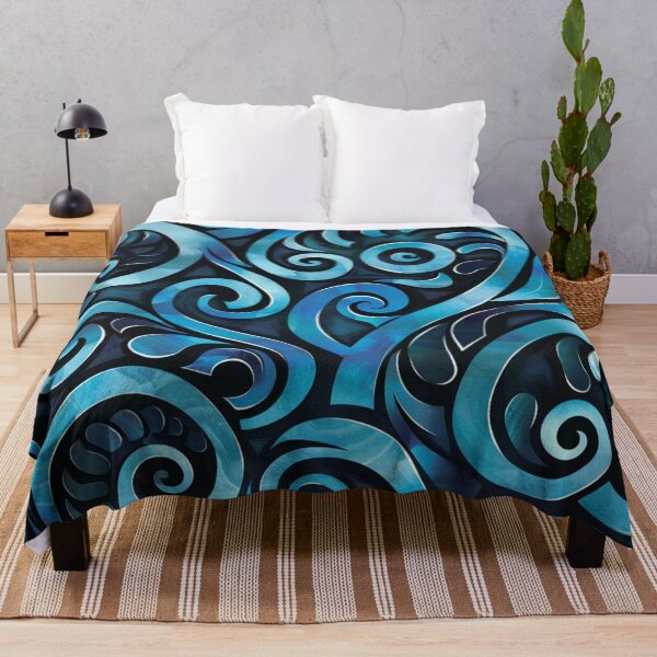 Item preview, Zealand Māori Paua Pattern Koru Design 714 designed and sold by GrinGalore.