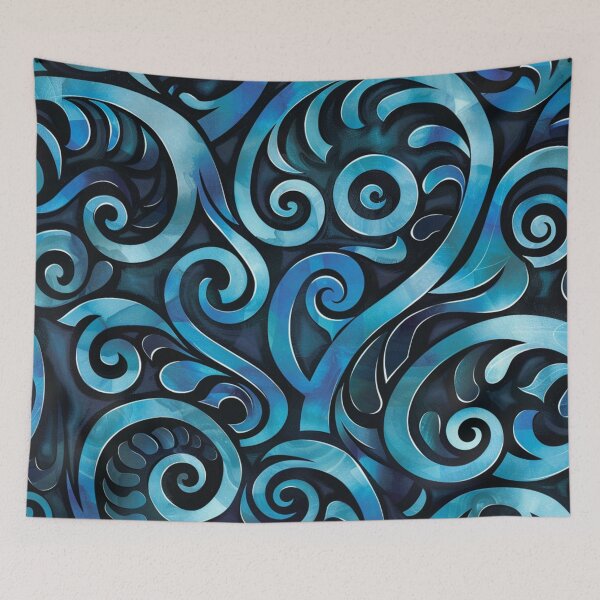 Item preview, Zealand Māori Paua Pattern Koru Design 714 designed and sold by GrinGalore.