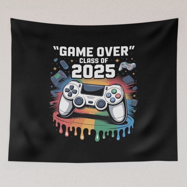 Item preview, Game Over Class Of 2025 Students Funny 2025 Graduation  designed and sold by InspiredFoul.