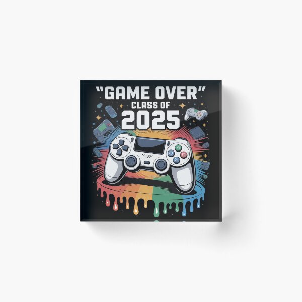 Item preview, Game Over Class Of 2025 Students Funny 2025 Graduation  designed and sold by InspiredFoul.