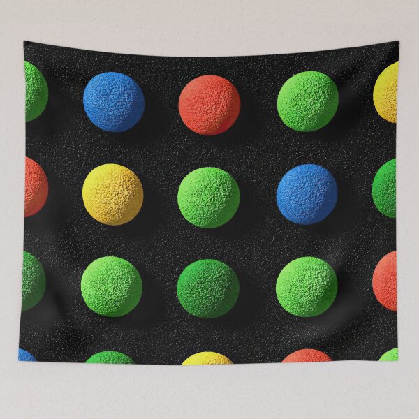 Item preview, Color Sphere Grid Pattern designed and sold by BasajaunStudio.