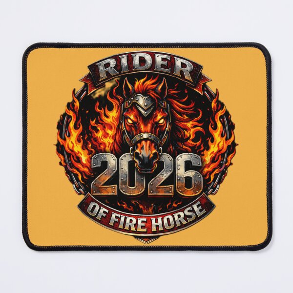 Item preview, Fire Horse Rider – 2026 Horseman Of Time designed and sold by Abeshinobi.