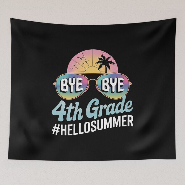 Item preview, Goodbye 4th Grade Hello Summer Last Day of School Studen  designed and sold by InspiredFoul.