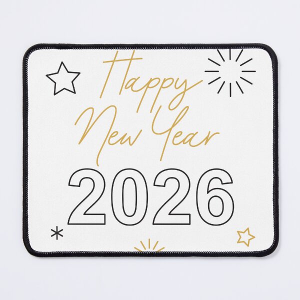 Item preview, Monoline Happy New Year 2026 Lockup designed and sold by yahya tougui.