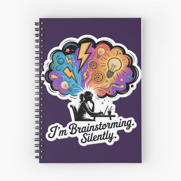 Item preview, I’m Brainstorming. Silently. – Creative Mind Explosion Illustration designed and sold by WatchesAndMore.