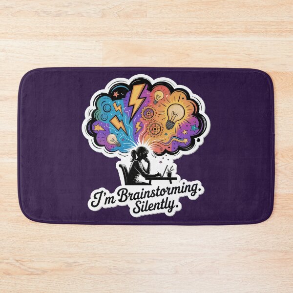 Item preview, I’m Brainstorming. Silently. – Creative Mind Explosion Illustration designed and sold by WatchesAndMore.